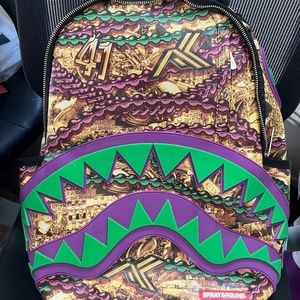2019 SPRAYGROUND X ALVIN KAMARA MARDI GRAS BAG